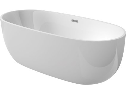 Aplomo Alpinia voľne stojaca akrylátová vaňa Dĺžka vane: 150 cm, KDU_015W