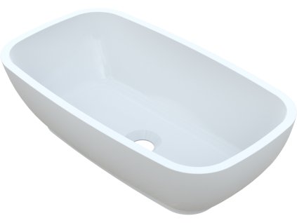 Vayer Serpens 2 54 umývadlo na dosku, liaty mramor, VAY-SE2