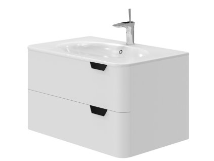 Lavedo Velluto White 80 kúpeľňová skrinka s umývadlom, VLT-80_WH