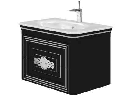 Lavedo Treviso Black 80 kúpeľňová skrinka s umývadlom, T-80_BLACK