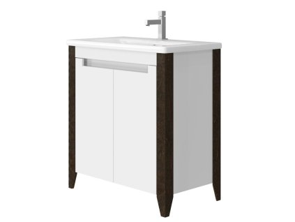 Lavedo Queen 80 Biela kúpeľňová skrinka s umývadlom, QN-80_2