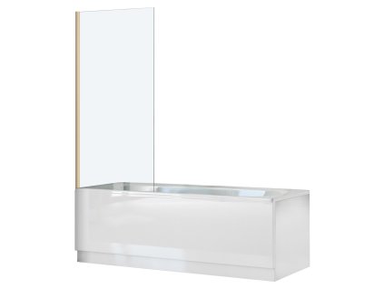 Kúpeľňová zástena Rea Elegant Gold 80, pevná, REA-W5601