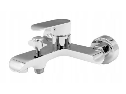 Aplomo Pico vaňová batéria, chróm/biela, PICB