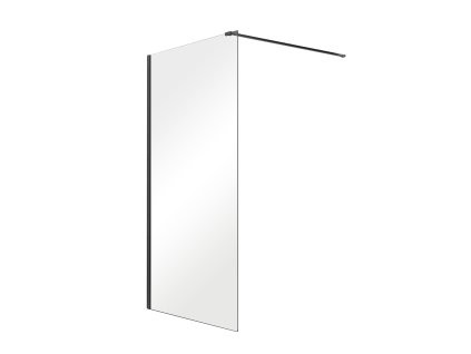 Besco Aveo čierny sprchový kút Walk In veľkosť: 90 cm, AVB-90-195C