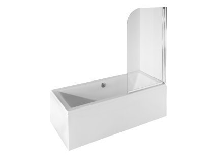 Jednodielna vaňová zástena Besco Ambition, PA-1S-CZ