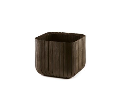 Kvetináč Keter Cube Planter M whisky brown, 612077