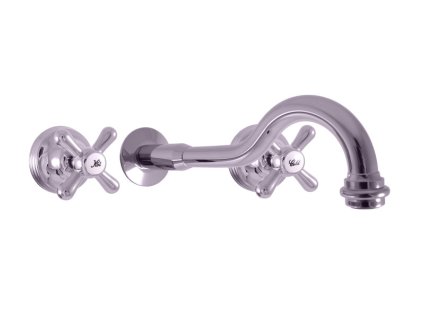 MORAVA RETRO - Umývadlová batéria s telom umývadla, Chrom MK131, RAV Slezák