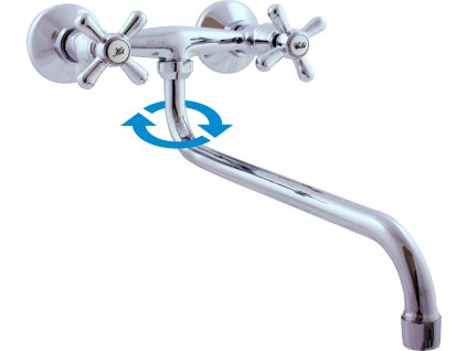 MORAVA - Umývadlová batéria, Chrom MK101.5/22, RAV Slezák