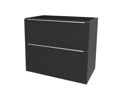 Mereo Mailo, kúpeľňová skrinka 101 cm, chróm madlo, Multidecor, Čierna Supermat CN592SCIPM