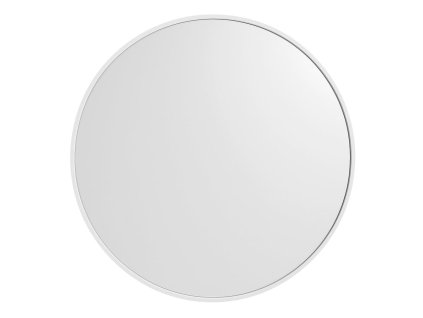 Sapho NOTION SLIM guľaté zrkadlo v ráme, priemer 70cm, biela mat NT700W