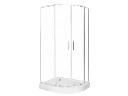 Kerra Solid 100x80 D sprchový kút s vaničkou Orientácia: ľavá, 32966_LEV