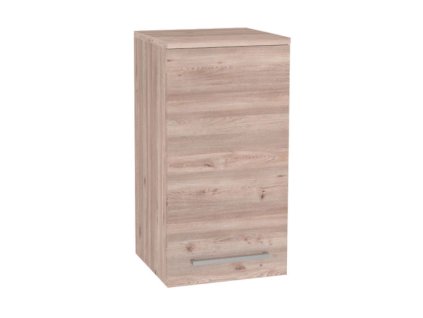 Mereo Bino kúpeľňová skrinka horná 63 cm, pravá, Multidecor, Dub Nelson CN696DNLS