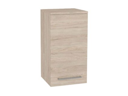 Mereo Bino kúpeľňová skrinka horná 63 cm, pravá, Multidecor, Light Rock Hickory CN696LRH1