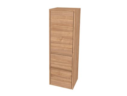 Mereo Opto kúpeľňová skrinka vysoká 125 cm, ľavé otváranie, Multidecor, Light Select Walnut CN995LLSW1