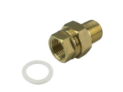 Klum Radiátorové šrubenie, priame, s plochým tesnením 1/2" CR6