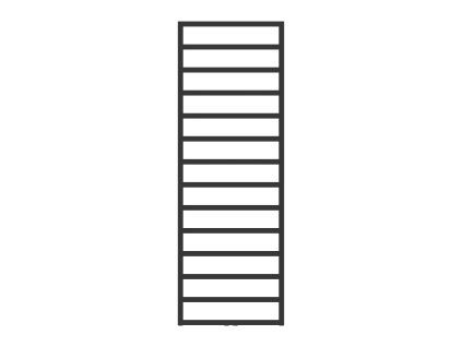 koupelnovy radiator perth cerna barva