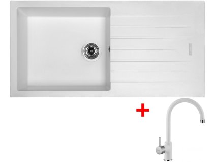 Sinks PERFECTO 1000 Milk + Vitalia GR G15128