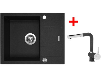 Sinks LINEA 600 XC Granblack + Mix 3 P GR G2030XC