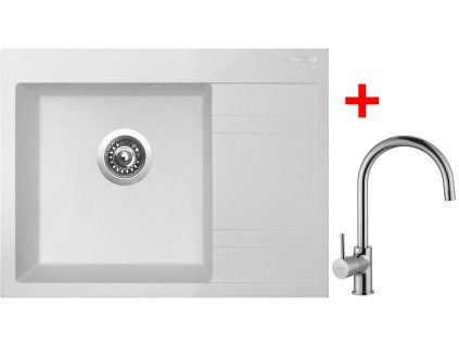 Sinks RIM 650 L Milk + Vitalia G2228