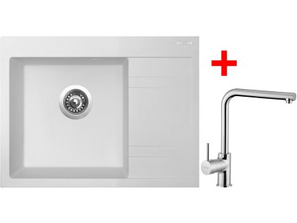 Sinks RIM 650 L Milk + Elka G2628