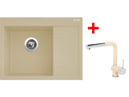 Sinks RIM 650 L Sahara + Mix 3 P GR G2850