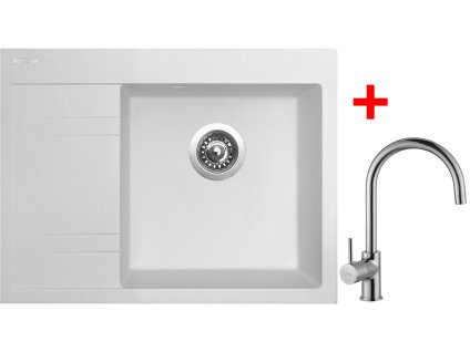 Sinks RIM 650 P Milk + Vitalia G3028