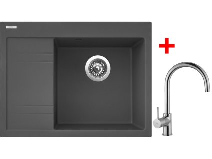 Sinks RIM 650 P Titanium + Vitalia G3072