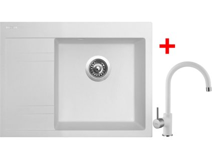 Sinks RIM 650 P Milk + Vitalia GR G3228