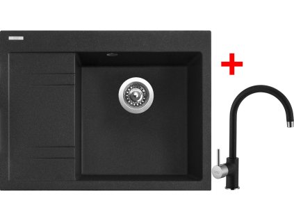 Sinks RIM 650 P Granblack + Vitalia GR G3230