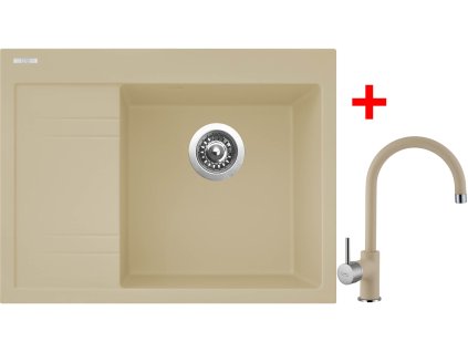 Sinks RIM 650 P Sahara + Vitalia GR G3250