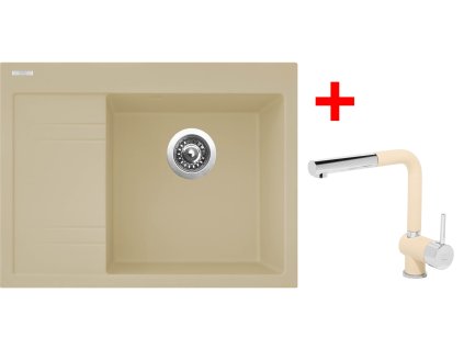 Sinks RIM 650 P Sahara + Mix 3 P GR G3650