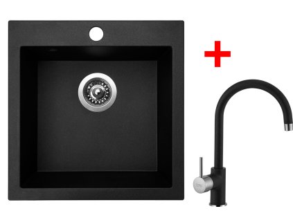 Sinks VIVA 455 Granblack + Vitalia GR G430