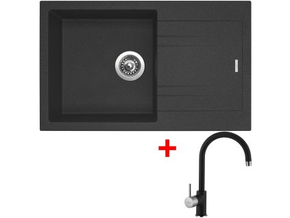 Sinks LINEA 780 Granblack + Vitalia GR G4430