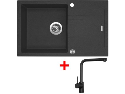 Sinks LINEA 780 XC Granblack + Elka black matt G4730XC