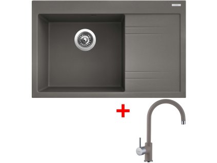 Sinks RIM 780 L Truffle + Vitalia GR G5254