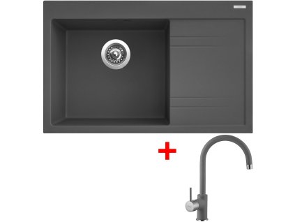 Sinks RIM 780 L Titanium + Vitalia GR G5272