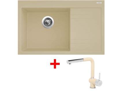 Sinks RIM 780 L Sahara + Mix 3 P GR G5650