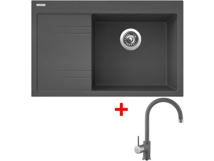 Sinks RIM 780 P Titanium + Vitalia GR G6072