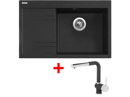 Sinks RIM 780 P Granblack + Mix 3 P GR G6430