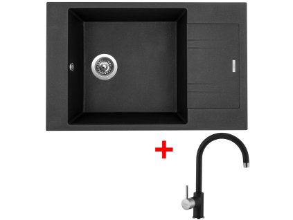 Sinks VARIO 780 Metalblack + Vitalia GR G6774