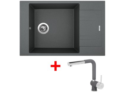 Sinks VARIO 780 Titanium + Mix 3 P GR G6872