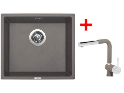 Sinks FRAME 457 Truffle + Mix 3 P GR G8054