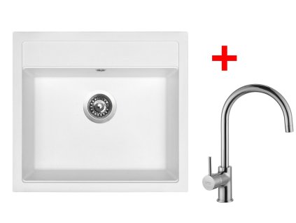 Sinks SOLO 560 Milk + Vitalia G9028