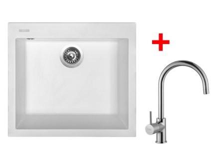 Sinks CUBE 560 Milk + Vitalia G9428