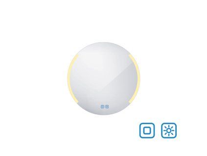 kulate led zrcadlo pr 600 s dotykovym senzorem zp 16000rv