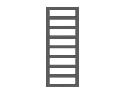 HOPA Kúpeľňový radiátor GLASGOW antracit Farba - Antracit, Odporúčaná vykurovacia tyč (W) - 300 W, Rozmer A - 40 cm, Rozmer C - 95 cm, Skutočný rozmer radiátora (v mm) - 400 x 950 mm RADGLA401016SP