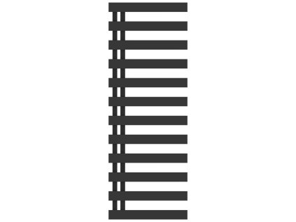 HOPA Kúpeľňový radiátor EDINBURGH čierna farba Farba - Čierna , Odporúčaná vykurovacia tyč (W) - 400 W, Rozmer A - 40 cm, Rozmer C - 105 cm, Skutočný rozmer radiátora (v mm) - 400 x 1020 mm, Typ pripojenia - Spodná 50 mm RADEDI401031