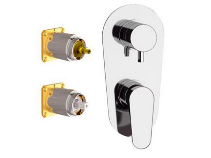 HOPA Podomietková sprchová batéria PIRA 92KB - chróm BAREW92KB