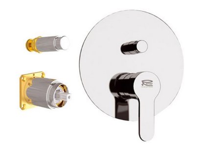 HOPA Podomietková sprchová batéria PIRA 09KB - chróm BAREW09KB