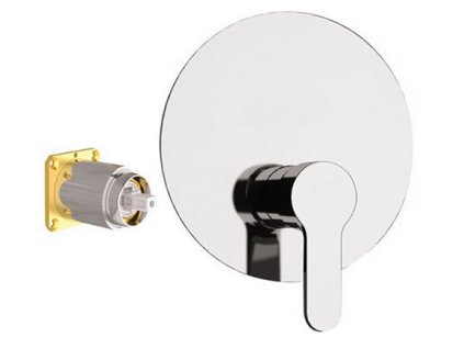 HOPA Podomietková sprchová batéria PIRA 30KB08 - nikel brúsený BAREW30KB08